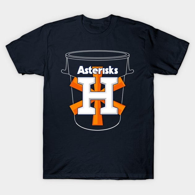 Houston Asterisks T-Shirt by Scruffy Shop